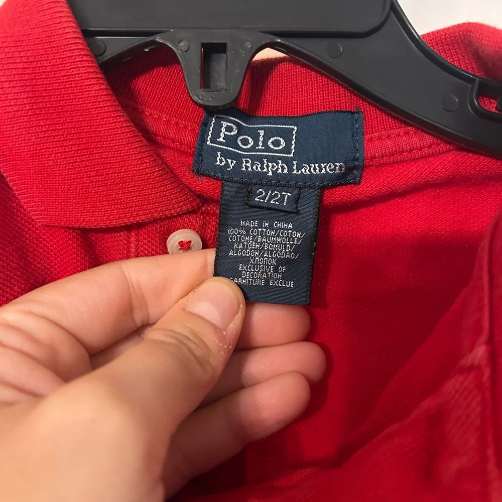 Ralph Lauren Kids Red Polo Shirt
